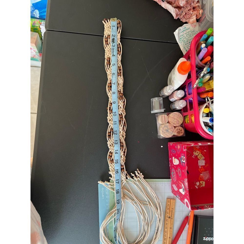 Macrame Belt - Picture 2 of 3